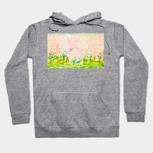 Pink garden 2 Hoodie